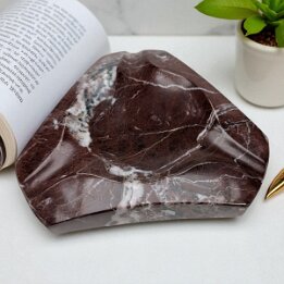 Geometric Natural Marble Ashtray – Luxury Stone Home Accessory null