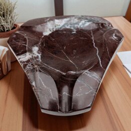 Geometric Natural Marble Ashtray – Luxury Stone Home Accessory null