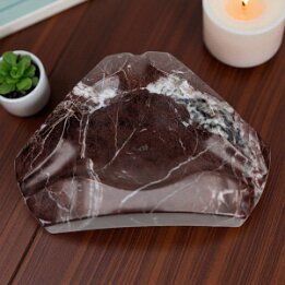 Geometric Natural Marble Ashtray – Luxury Stone Home Accessory null
