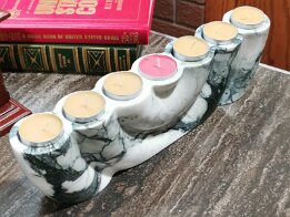 Marble Tealight Candle Holder – 7 Wells Natural Stone Home Decor null
