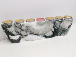 Marble Tealight Candle Holder – 7 Wells Natural Stone Home Decor null