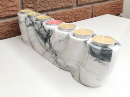Marble Tealight Candle Holder – 7 Wells Natural Stone Home Decor null