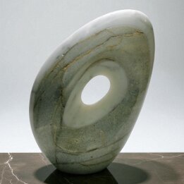 Continuum Void – Abstract Marble Sculpture null