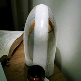 Graceful Gait Sentinel – Abstract Marble Sculpture null