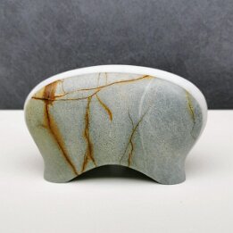 Graceful Gait Sentinel – Abstract Marble Sculpture null