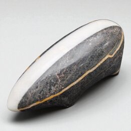 Handcrafted Marble Badger Figurine – Natural Stone Animal Sculpture null