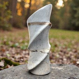 Melted Tower – Tall Abstract Marble Sculpture null