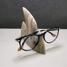 Natural Marble Eyeglass Holder – Luxury Stone Desk Accessory null