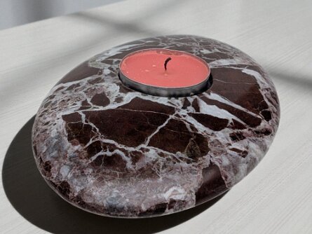 Candle Holders There is something irreplaceable about candlelight filtered through natural stone. Each tealight holder in this...