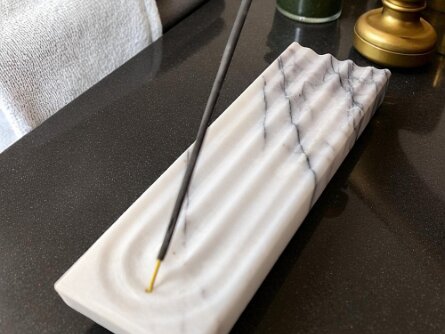 Incense Holders A ritual deserves a beautiful object. Each incense holder in this collection is carved from premium natural stone,...